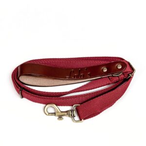 Correa para Perros Regulable Burdeos