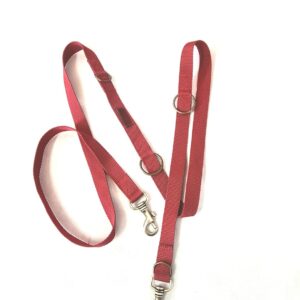 Correa para Perros Multiposición Burdeos