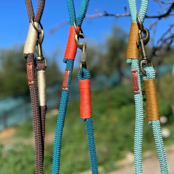 Correas de cuerda cosidas a mano para Perros