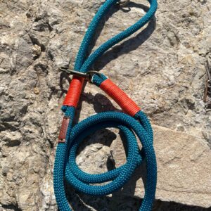 Correa de cuerda para perro - Neón Blue