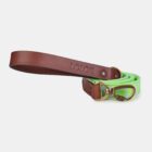 correa de tejido para perros Sea verde fluorescente – LOLO'S