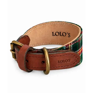 Collar para galgos Sterling de LOLO'S con hebilla y piel grabada